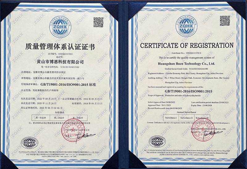 Quality Management System Certification